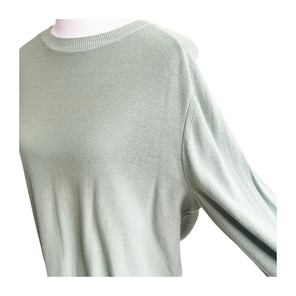 Rag & Bone Women’s Crewneck Lightweight Sweater In Pistachio Long Sleeve Minimal - Picture 6 of 11